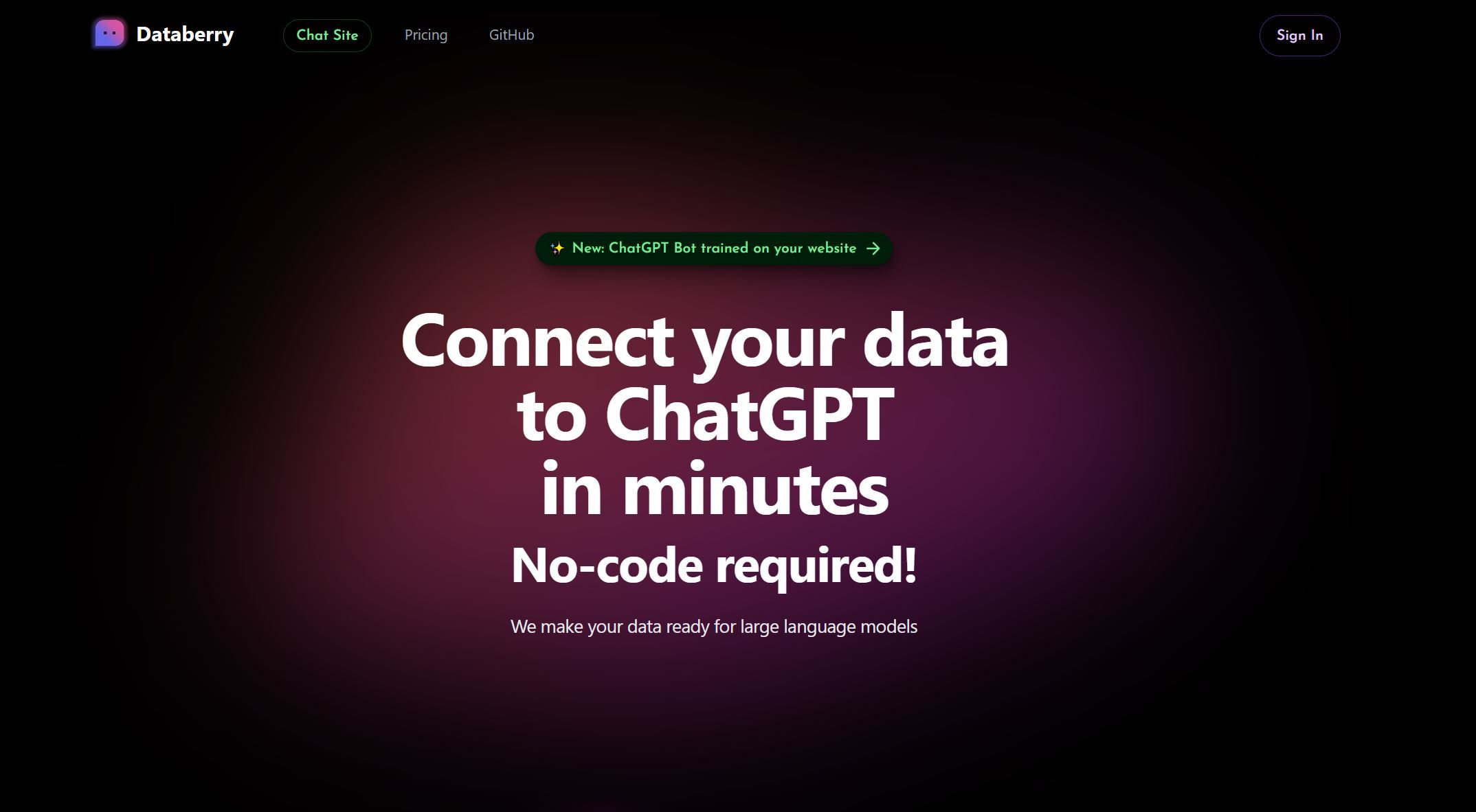 ChatSite por Databerry