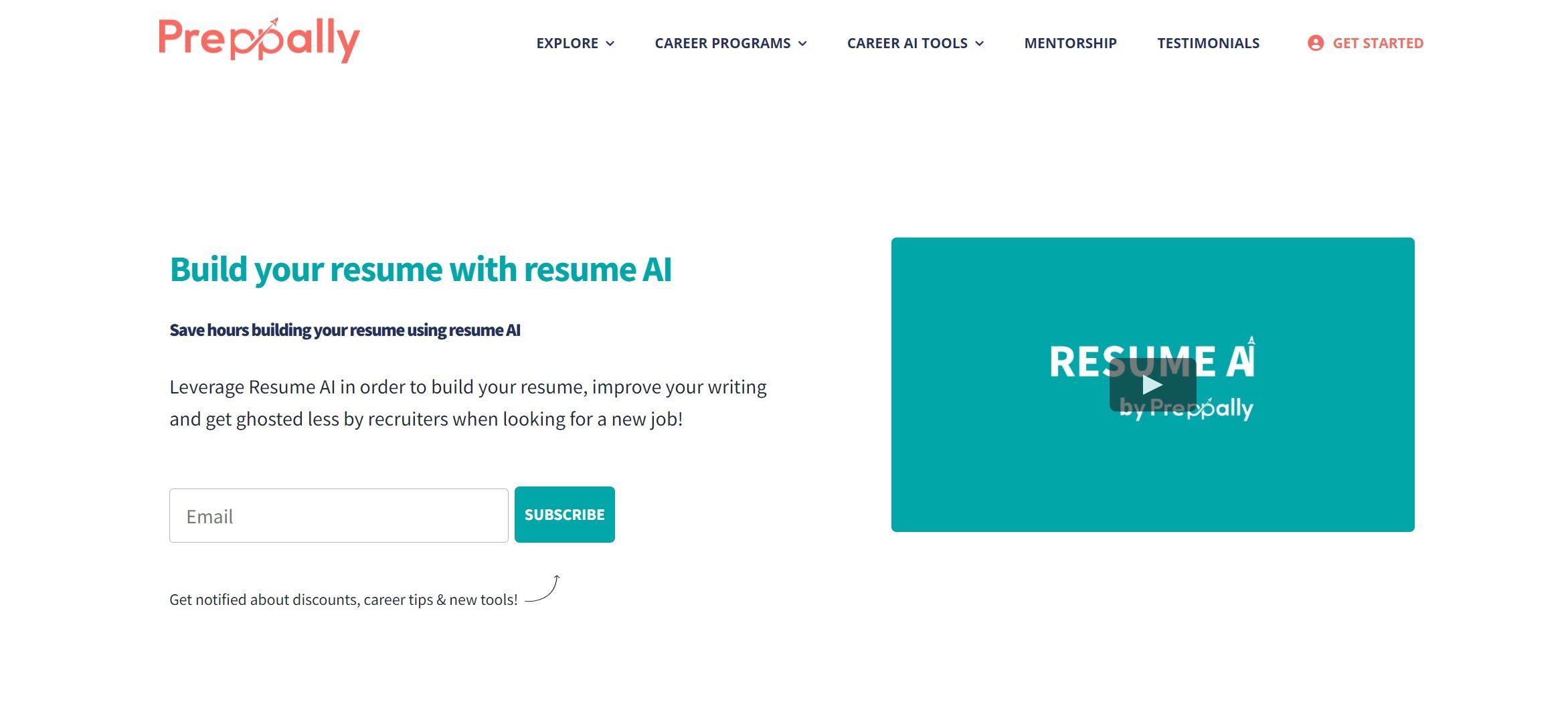 Resume AI | Preppally