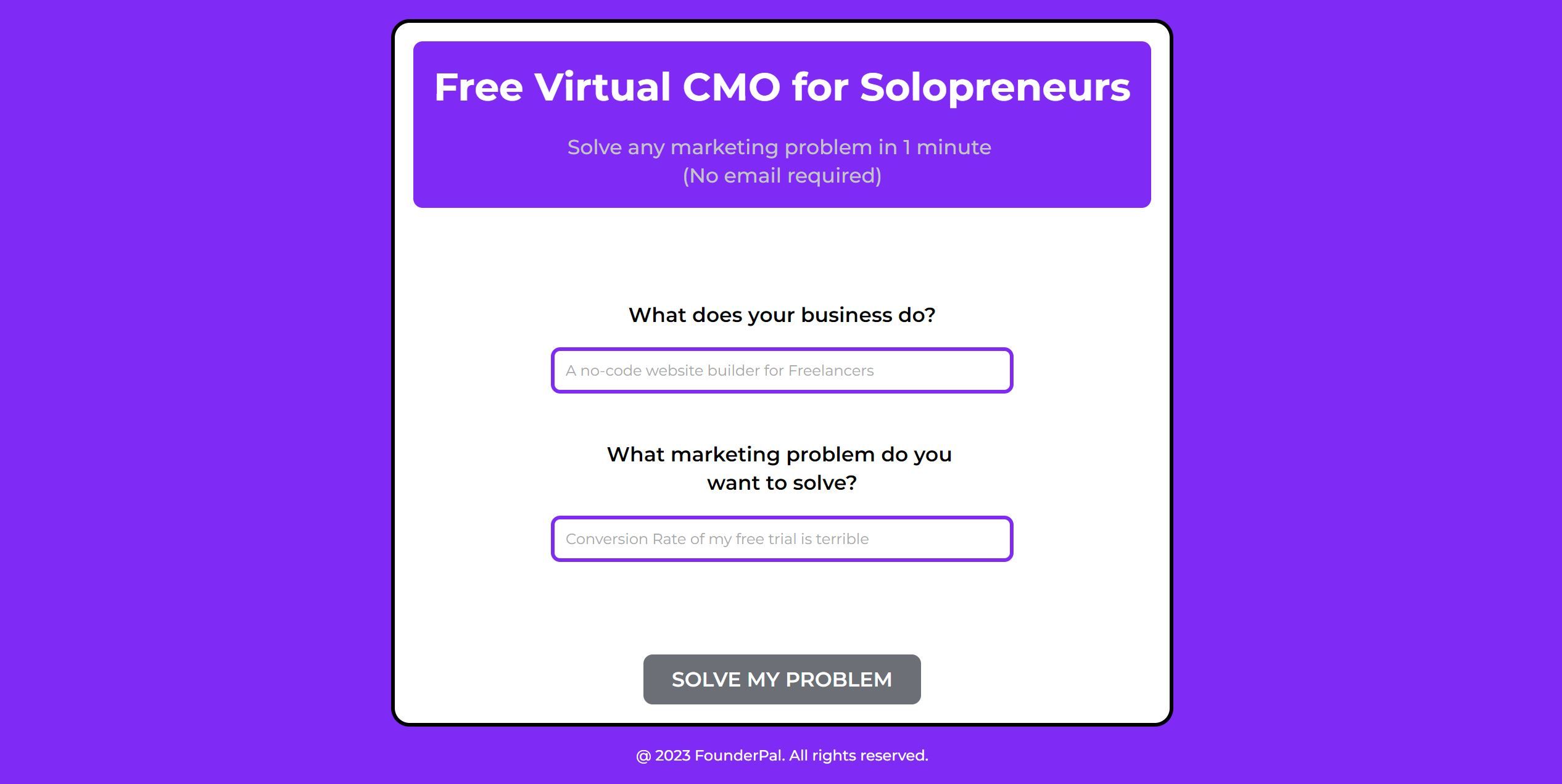 Virtual CMO