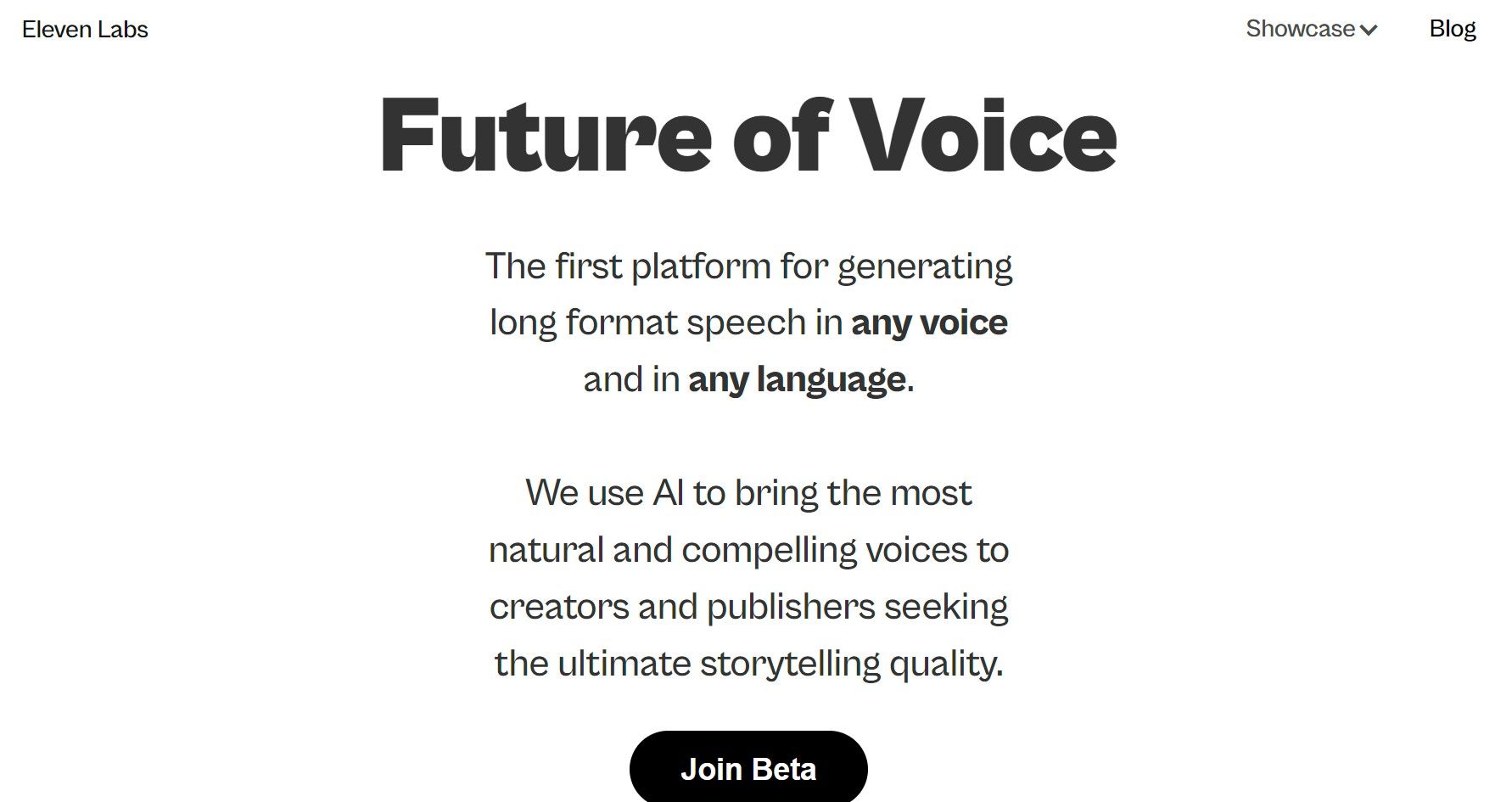 Text to Speech & AI Voice Generator - ElevenLabs