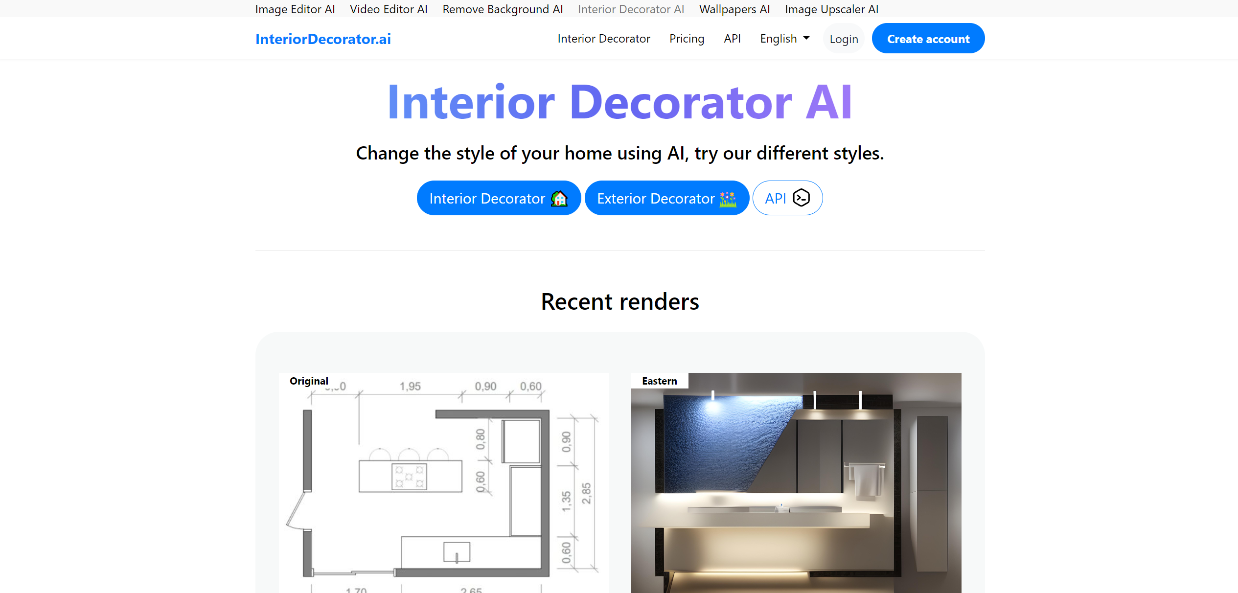 IA de decorador de interiores
