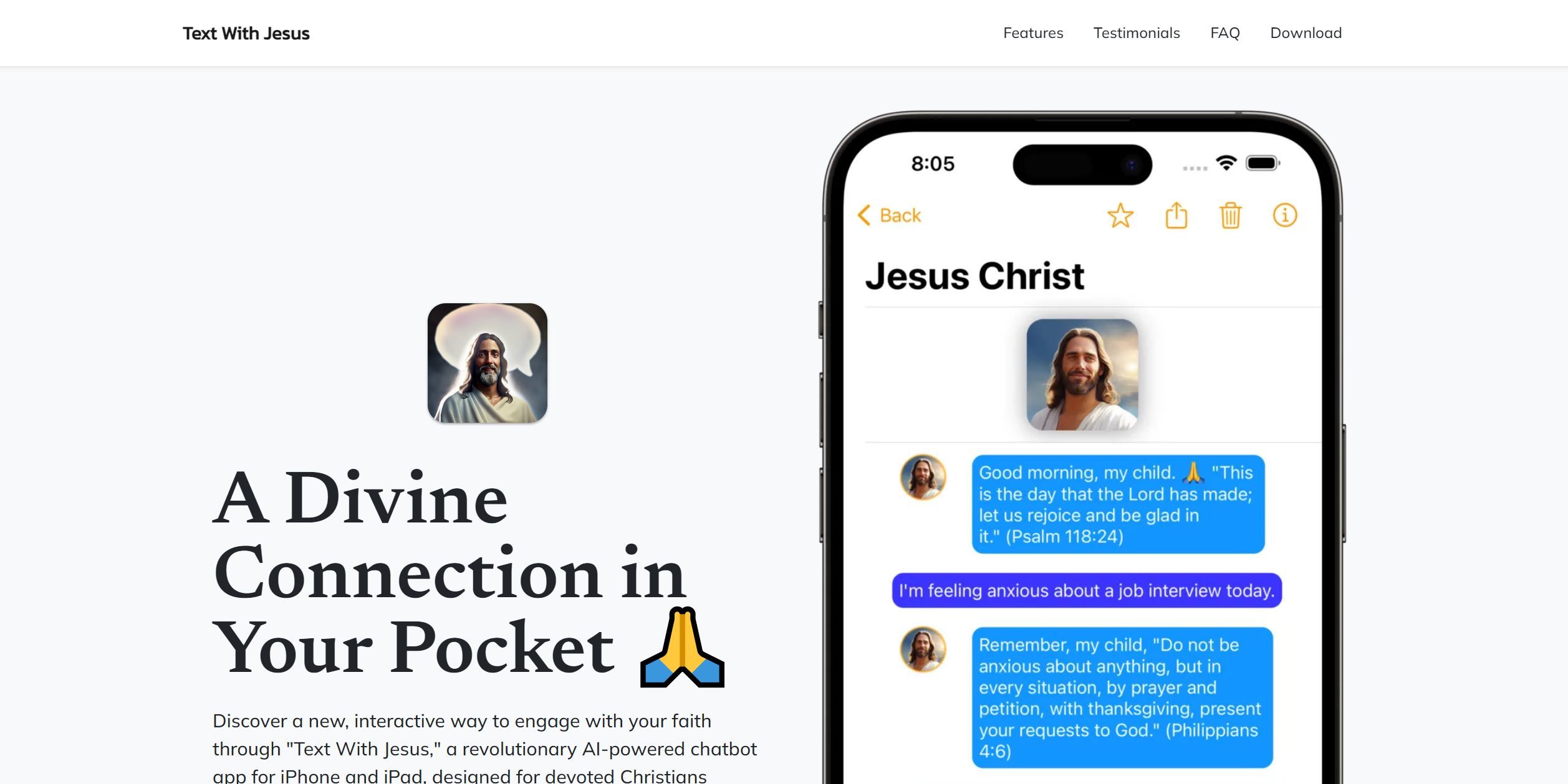 Texto con Jesús