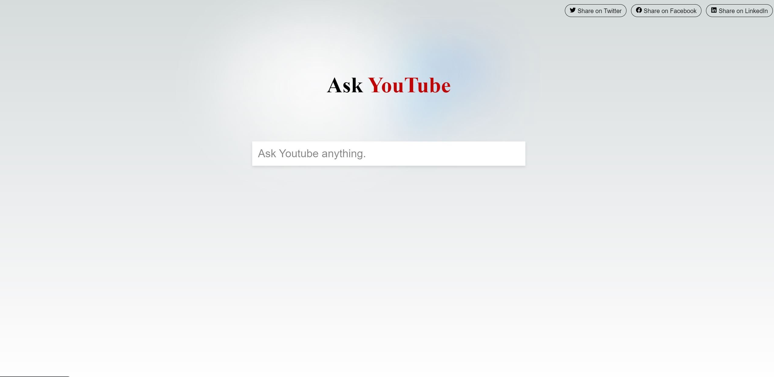 Pregúntale a youtube