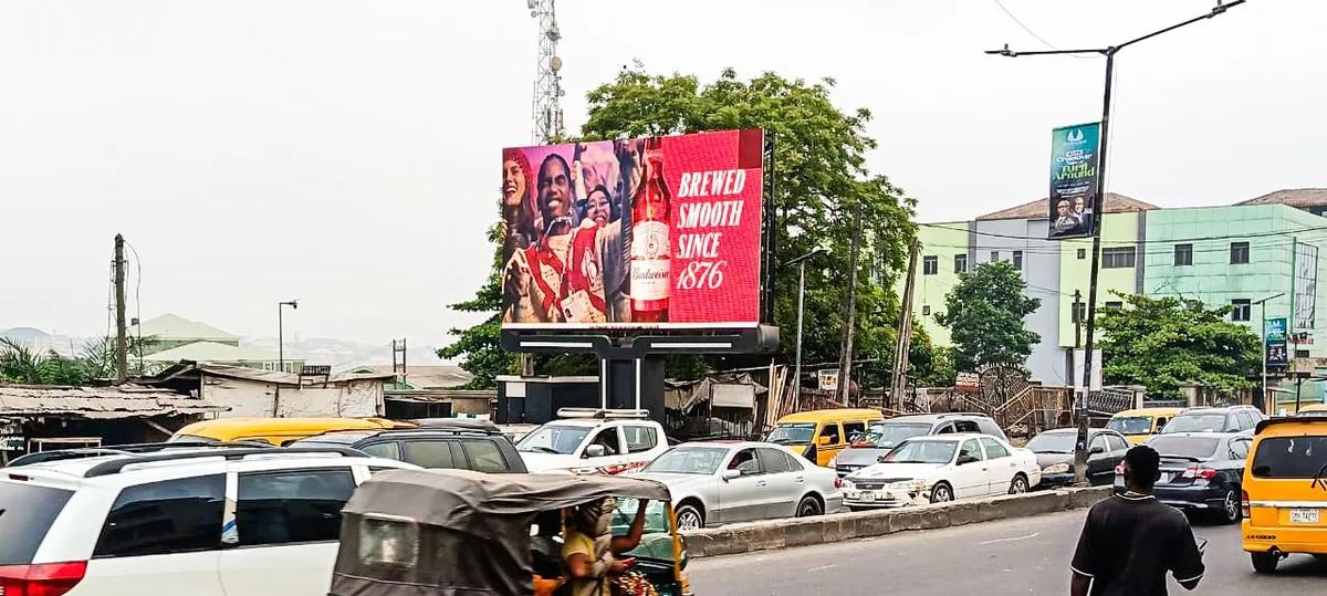 Digital billboard in Ogba, Lagos