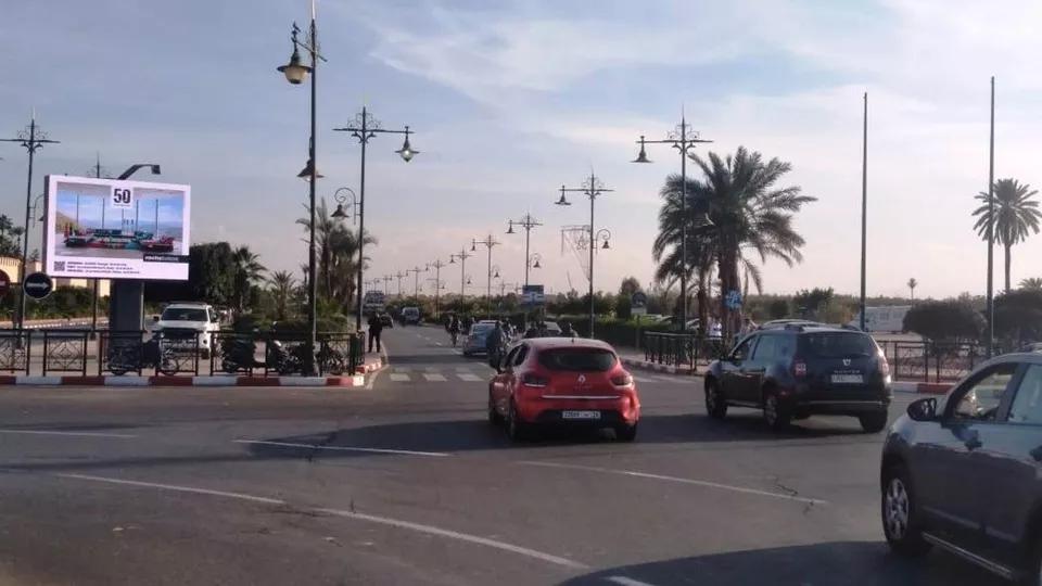 U64A-MK.327 LED digital billboard in Marrakech