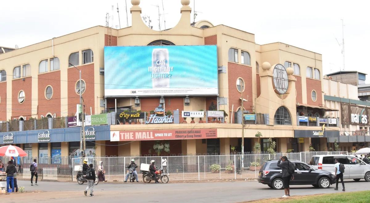 LED screen at The Mall, Westlands, Nairobi