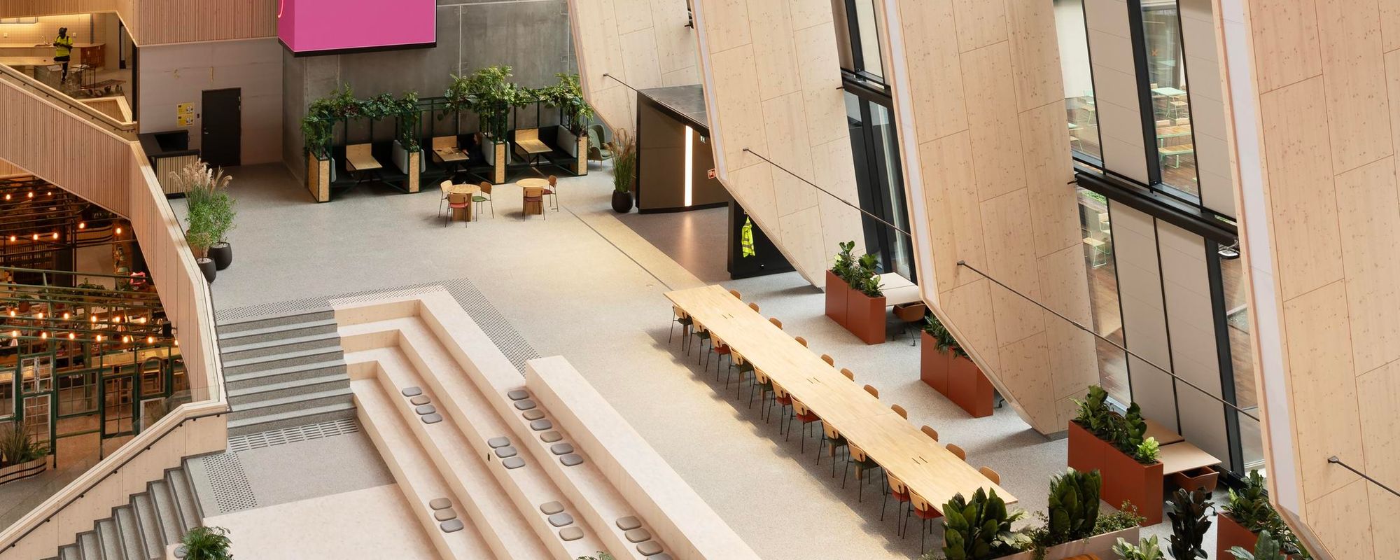 Innvendig Construction City - Glasshallen