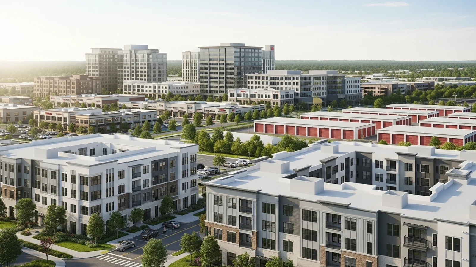 Wohnanlage in Amerika