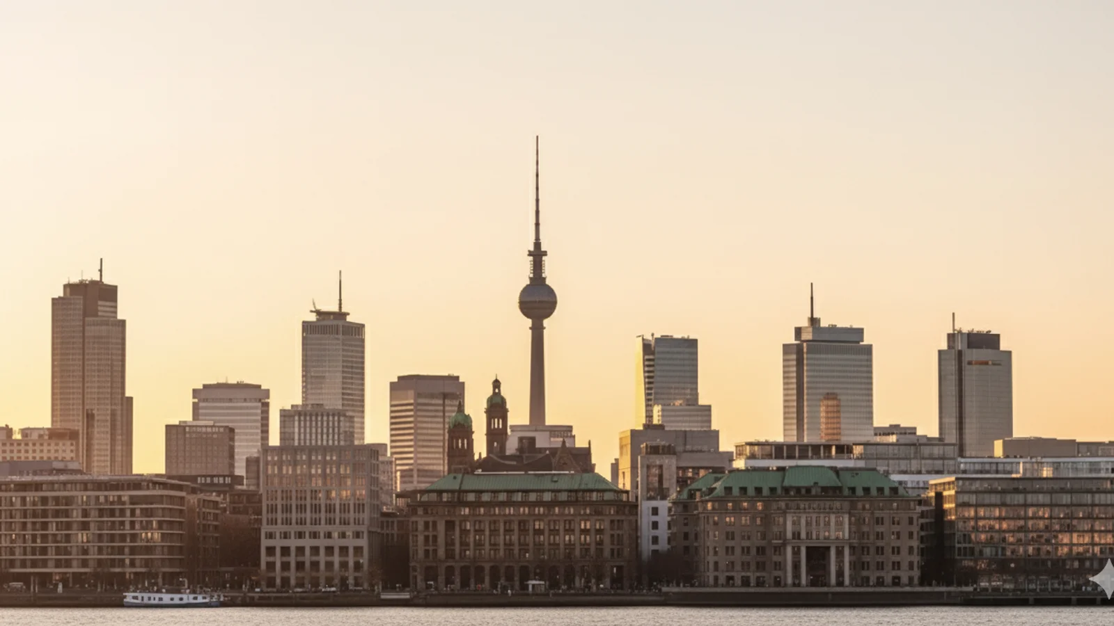 Skyline mit Gebäuden aus diversen deutschen Städten