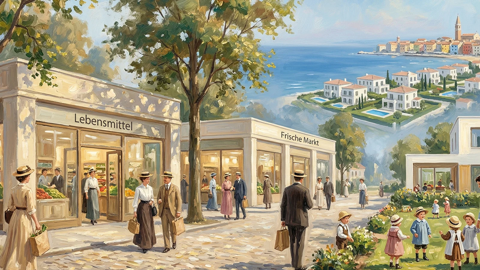 Supermarkt Kindertagesstätte und Ferienimmobilie