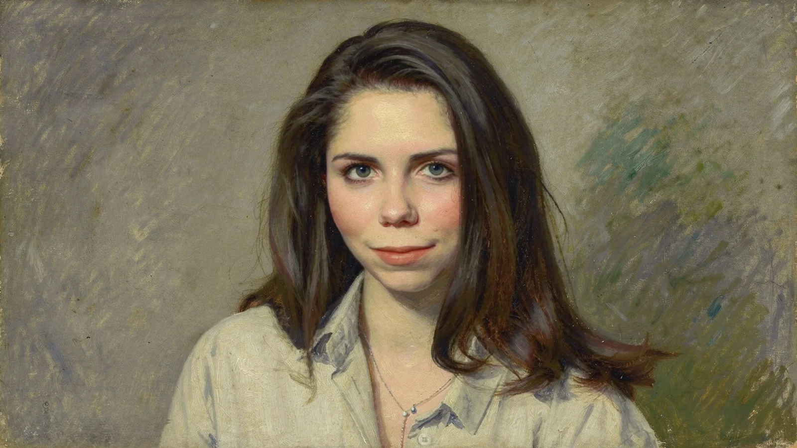 Kristina Salamon Porträtbild (Gemälde)