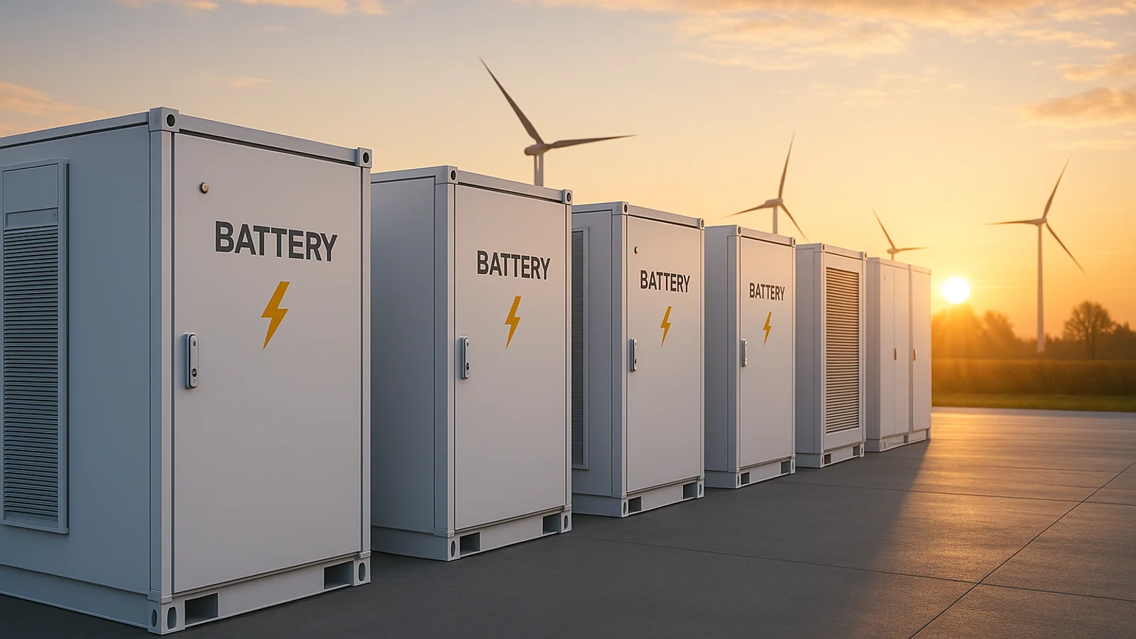 Beispiel eines Batteriespeichers