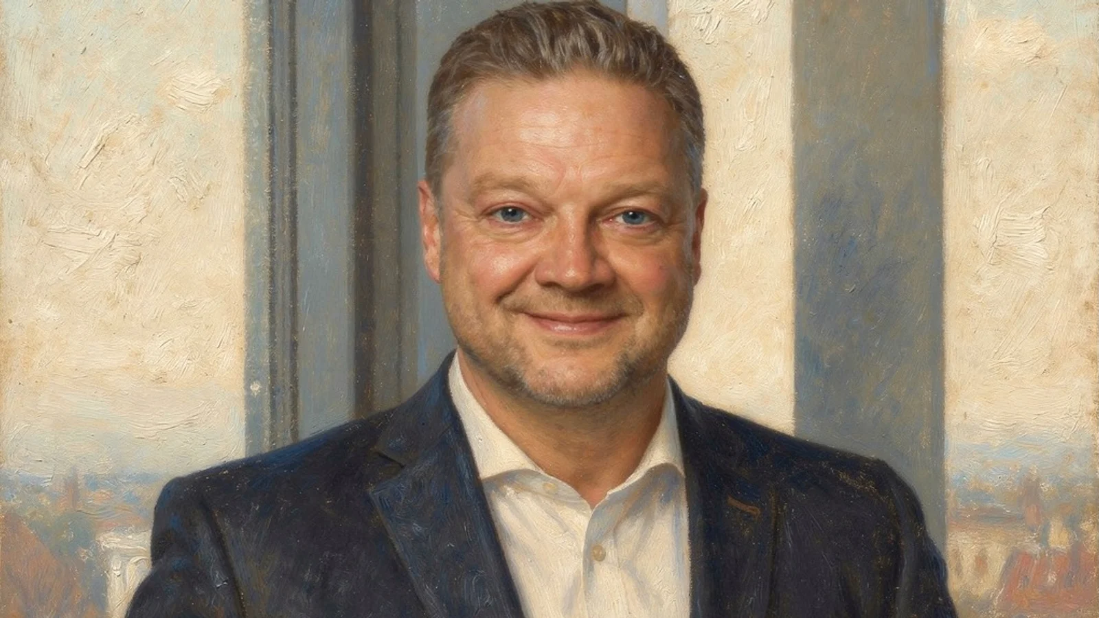 Hans-Henning Brand Porträtbild (Gemälde mit KI erzeugt)