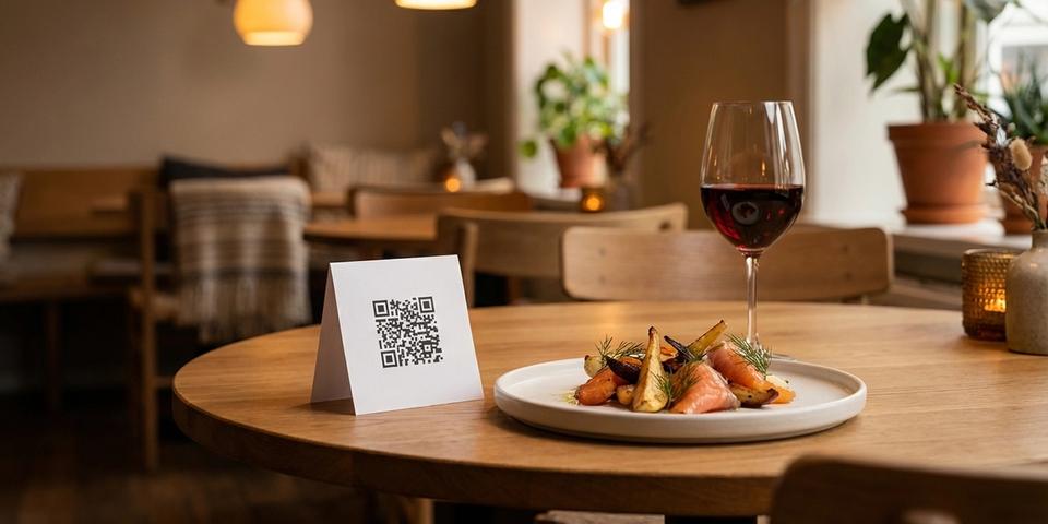 Restauranger: en QR per bord, alla menyer