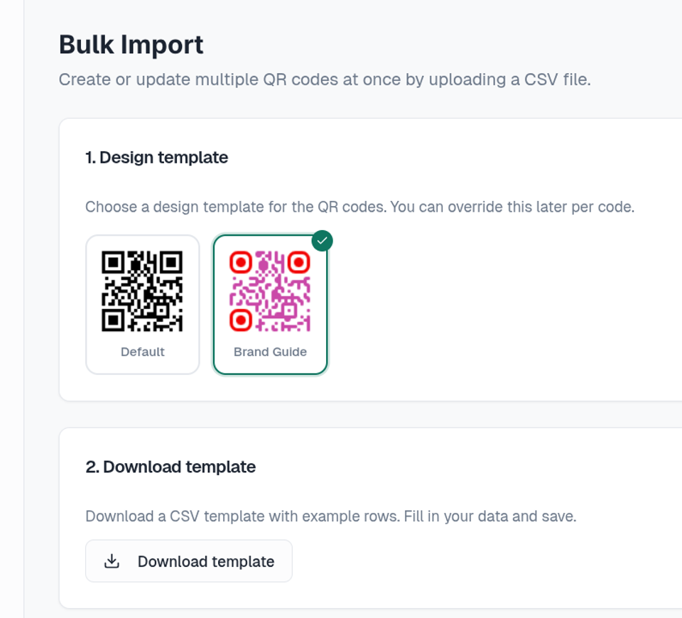 Step 6 — Pick a design template