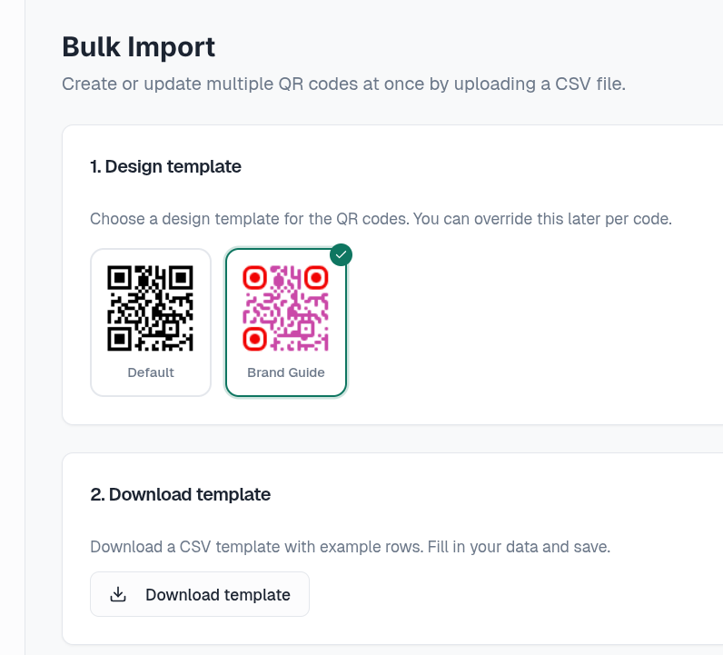 Step 6 — Pick a design template