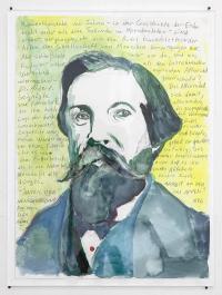 Mark von Schlegell
, Engels, 2019, Watercolor, pencil, wax on paper, 40 × 30 cm (undefined), Mark von Schlegell, Jan Kaps, Cologne