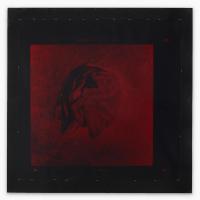 women, fire VI (female slave dungeon, Elmina — red iteration) (2025), Akosua Viktoria Adu-Sanyah, Jan Kaps, Cologne