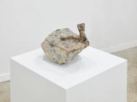 Tap II, 2017, Fréhel pink sandstone, 22 × 21 × 25 cm (undefined), Daniel Dewar & Grégory Gicquel, Jan Kaps, Cologne