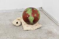 Red Ocean N° 1, 2017, glass, acrylic, ceramic, 45 × 40 × 40 cm (undefined), Jean-Marie Appriou, Jan Kaps, Cologne