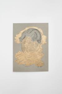 Flagstaff Arizona 1992, 2019, Charcoal on paper with Nail Polish (OPI "Just Spotted the Lizard"), 33 × 25 cm (undefined), Nancy Lupo, Jan Kaps, Cologne