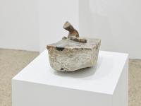 Tap II, 2017, Fréhel pink sandstone, 22 × 21 × 25 cm (undefined), Daniel Dewar & Grégory Gicquel, Jan Kaps, Cologne