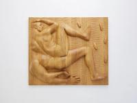 Oak Relief with Body Fragments (2016), Daniel Dewar & Grégory Gicquel, Jan Kaps, Cologne