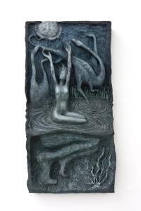 Ice moon, 2019, Cast bronze, 114 × 60 × 10 cm (undefined), Jean-Marie Appriou, Le Consortium, Dijon