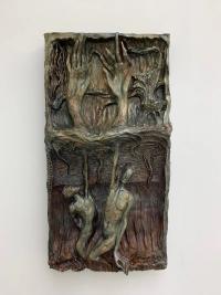 Octopus storm, 2019, Cast bronze, 114 × 60 × 10 cm (undefined), Jean-Marie Appriou, Le Consortium, Dijon