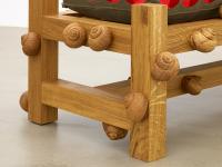 Oak bench with clouded yellow butterflies, poppy flowers and snails (2022), Daniel Dewar & Grégory Gicquel, Jan Kaps, Cologne