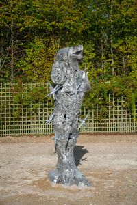 Hiver, 2017, aluminium, 280 x 255 x 70 cm (undefined), Jean-Marie Appriou, Hosted By Palais De Tokyo, Versailles Gardens