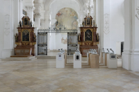 Mirror hour (2022), Emanuel Rossetti, Stefan Tcherepnin (a.k.a. Staged Worlds), Abbatiale Bellelay, Bellelay