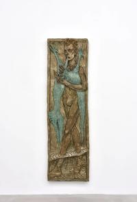 Sonneur (dinosaur), 2019, Cast bronze, 203 × 58 × 8 cm (undefined), Jean-Marie Appriou, Le Consortium, Dijon