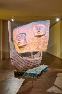 Jean-Marie Appriou, The Gleaning Ship, 2021, clay, wax (undefined), Jean-Marie Appriou, Lafayette Anticipations, Paris