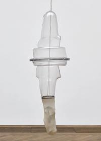 Hic et Nunc (Diana, Eugenia), 2022
Transfemoral test sockets for prosthesis, liners (silicone sleeve for prosthesis), robotic systems, microcontrollers, servomotors
135 × 40 × 40 cm (undefined), Berenice Olmedo, Kunsthalle Basel, Basel