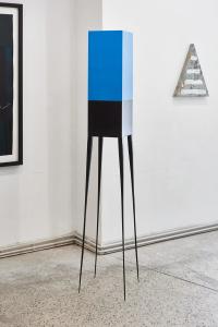 HELLA GERLACH, JOURNEYMAN V, 2011-2017, wood, paint, 166 x 30 x 32 cm (undefined), undefined, Jan Kaps, Cologne