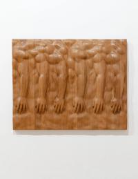 Oak relief with body fragments, 2019
Oak wood
140 × 176 × 17 cm (undefined), Daniel Dewar & Grégory Gicquel, 15th Biennale De Lyon
Mac Lyon, Lyon