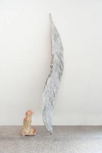 Palm N° 1, 2017, aluminium, 160 × 40 × 4 cm (undefined), Jean-Marie Appriou, Jan Kaps, Cologne