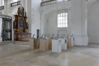 Mirror hour (2022), Emanuel Rossetti, Stefan Tcherepnin (a.k.a. Staged Worlds), Abbatiale Bellelay, Bellelay