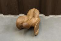 Horse saddle, 2011, Plane wood, 52 × 64 × 60 cm (undefined), Daniel Dewar & Grégory Gicquel, Portikus, Frankfurt