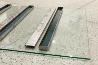 Storytellers (Detail), 2017, Steel, rust, kerosene gel, glass socle, 4 × 170 × 110 cm (undefined), undefined, Jan Kaps, Cologne