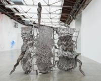 Écume Metallique, 2018, Aluminium, ink, 300 x 300 x 170 cm (undefined), Jean-Marie Appriou, Palais De Tokyo, Paris