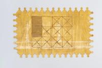 Nancy Lupo
Dakar, 2021
PVA, fiberglass, wooden sticks, golden pigments
94 × 154 cm (37 × 60 ⅝ inches) (undefined), Nancy Lupo, Jan Kaps, Cologne