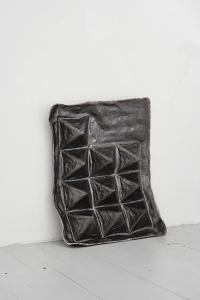 U, Untitled, 2019, Toilet paper, bamboo skewers, bass wood, Elmers School Glue and 9B Graphite Pencil, 113 × 85 × 17 cm (undefined), Nancy Lupo, Jan Kaps, Cologne