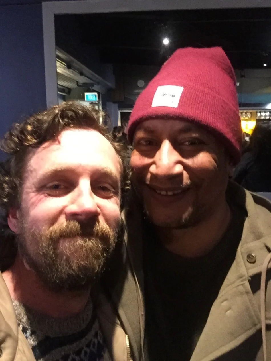 Scribe and me. Wellington, 2016