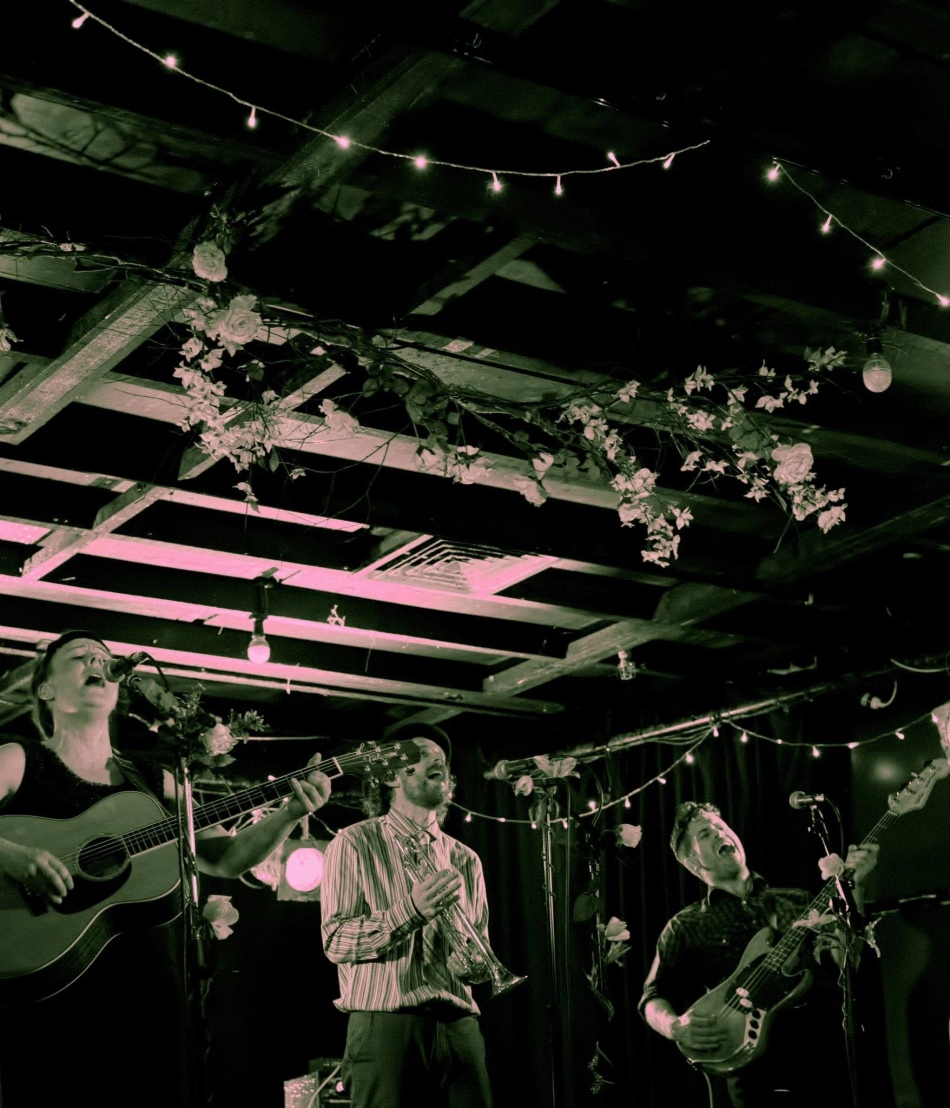 Eb & Sparrow, first album release gig. Wellington 2014