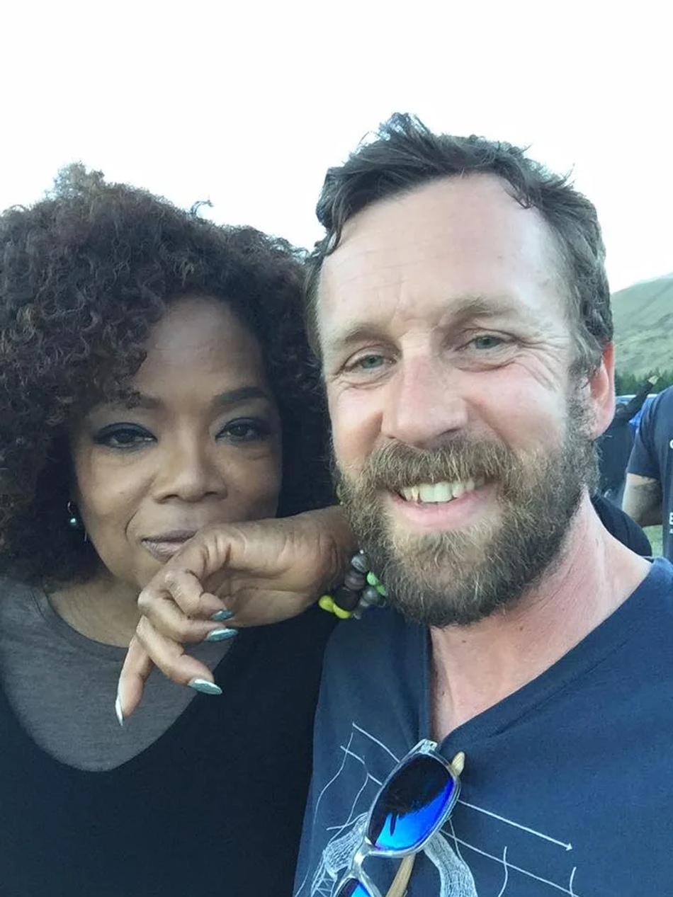 Oprah and me. Mt Cook 2017