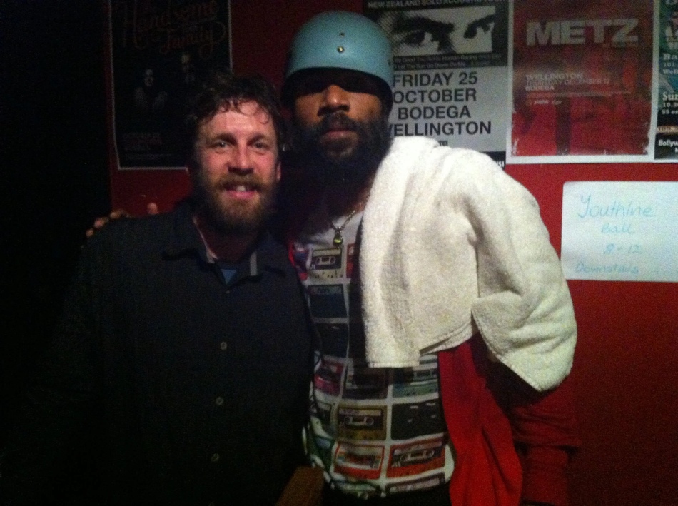 Cody and me. Wellington 2013