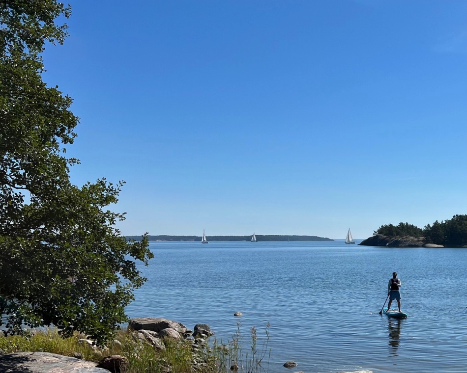 Paddleboarding in Finland 2022
