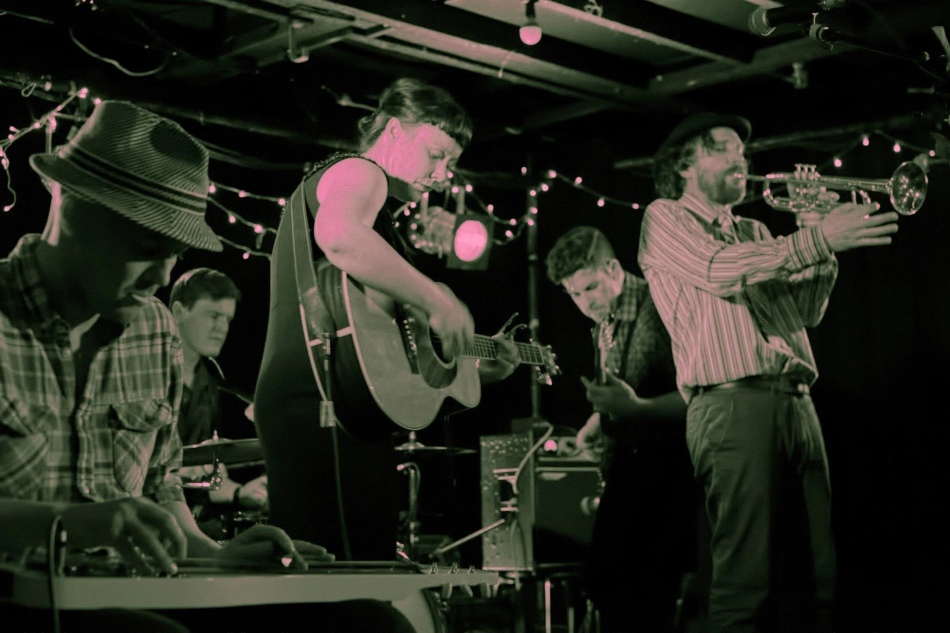 Eb & Sparrow album release gig, 2014